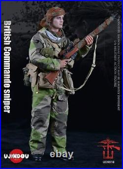 UJINDOU UD9018 WWII British Commando Sniper 1944 1/6 Action Figure Gift