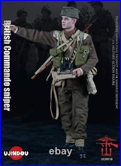 UJINDOU UD9018 WWII British Commando Sniper 1944 1/6 Action Figure Gift