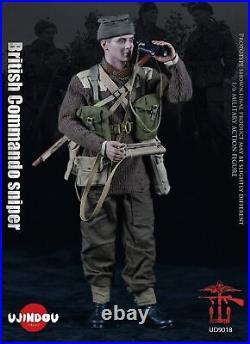 UJINDOU UD9018 WWII British Commando Sniper 1944 1/6 Action Figure Gift