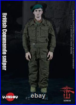 UJINDOU UD9018 WWII British Commando Sniper 1944 1/6 Action Figure Gift