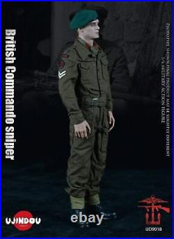 UJINDOU UD9018 WWII British Commando Sniper 1944 1/6 Action Figure Gift