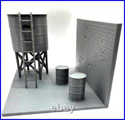 Urban Rooftop Alley Diorama 112 Scale Unpainted Model Kit for 6 Figures Urban Rooftop Alley Diorama 112 Scale Unpainted Model Kit for 6 Figures