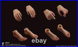 VERYCOOL VCD-02A 1/6 Female Action Figure Body Mid Bust Pale Skin Soldier Model