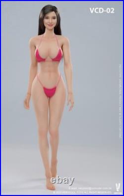 VERYCOOL VCD-02A 1/6 Female Action Figure Body Mid Bust Pale Skin Soldier Model