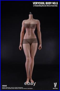 VERYCOOL VCD-05B 1/6 Female Muscular Physique Natural Skin Platinum Silicone Bod