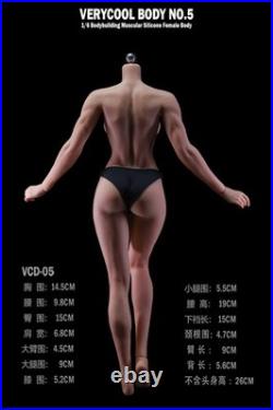 VERYCOOL VCD-05B 1/6 Female Muscular Physique Natural Skin Platinum Silicone Bod