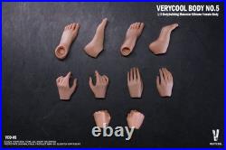 VERYCOOL VCD-05B 1/6 Female Muscular Physique Natural Skin Platinum Silicone Bod
