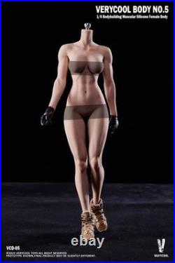 VERYCOOL VCD-05B 1/6 Female Muscular Physique Natural Skin Platinum Silicone Bod