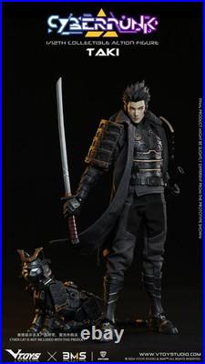 VTOYS VSD010 Cyberpunk Samurai Taki 1/12 Scale Action Figure Toys In Stock New