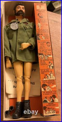 Vintage 1970's Hasbro Talking GI JOE Adventure Team Commander WithBox Hair Beard Vintage 1970's Hasbro Talking GI JOE Adventure Team Commander WithBox Hair Beard
