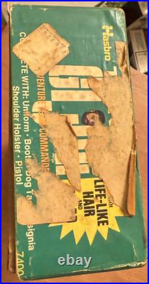 Vintage 1970's Hasbro Talking GI JOE Adventure Team Commander WithBox Hair Beard Vintage 1970's Hasbro Talking GI JOE Adventure Team Commander WithBox Hair Beard