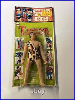 Vintage 1972 Mego Tarzan WGSH Action Figure Sealed RARE
