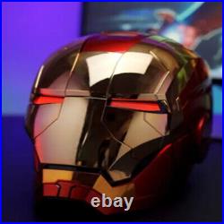 Voice-control Cosplay Golden MK5 Iron Man 11 Helmet AUTOKING Wearable Mask Gift