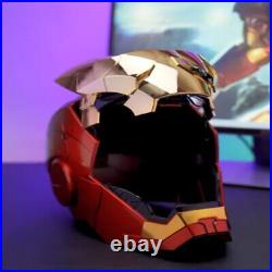 Voice-control Cosplay Golden MK5 Iron Man 11 Helmet AUTOKING Wearable Mask Gift