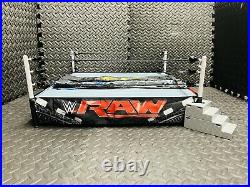 WWE Authentic Scale Size Ring Ringside Exclusive With Extras Wrestling Figures