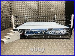 WWE Authentic Scale Size Ring Ringside Exclusive With Extras Wrestling Figures