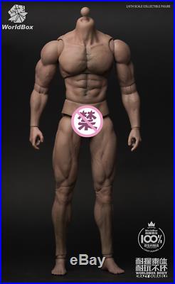 Worldbox AT027 1/6 scale Ripped Strong Man Male Figure with head Chris Redfield