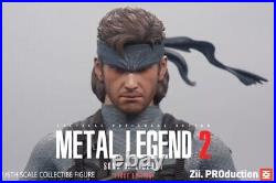 Zii. PROduction 1/6 Metal Gear Solid Snake 12 Action Figure Toy Model Collection