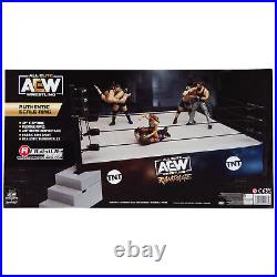 (with Sting) AEW Rampage Authentic Scale Ring Playset Toy Wrestling Figure