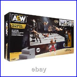 (with Sting) AEW Rampage Authentic Scale Ring Playset Toy Wrestling Figure